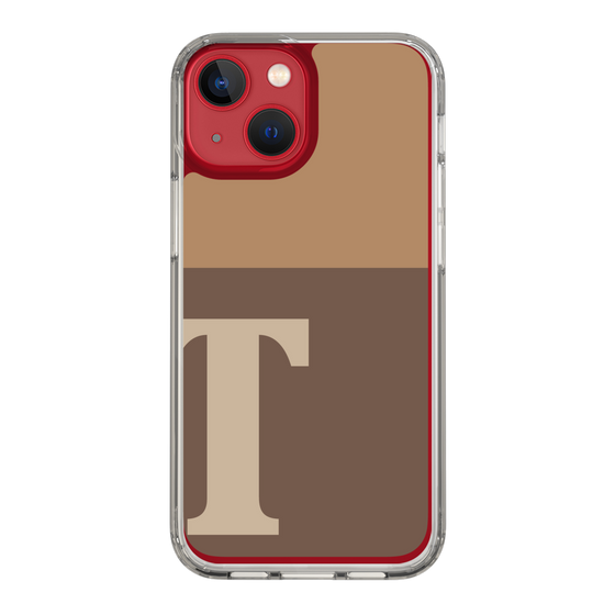 Slim Protection Case［ Original - initial two tone - T brown ］