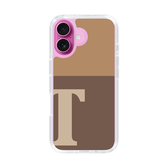 Slim Protection Case［ オリジナル - initial two tone - T brown ］