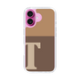 Slim Protection Case［ オリジナル - initial two tone - T brown ］
