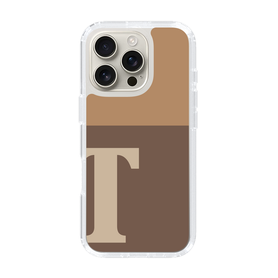 Slim Protection Case［ オリジナル - initial two tone - T brown ］