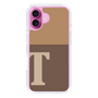 Slim Protection Case［ オリジナル - initial two tone - T brown ］