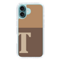 Slim Protection Case［ オリジナル - initial two tone - T brown ］