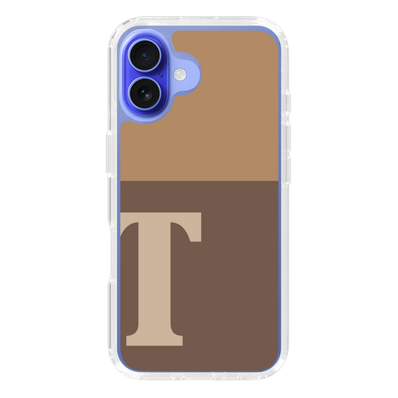 Slim Protection Case［ オリジナル - initial two tone - T brown ］