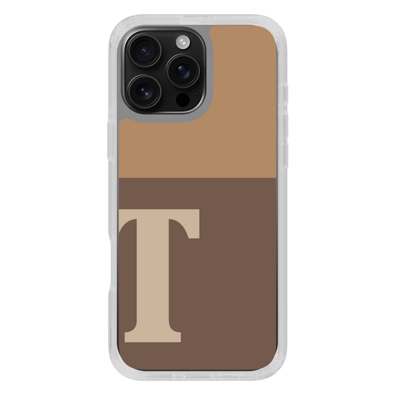 Slim Protection Case［ オリジナル - initial two tone - T brown ］