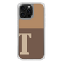 Slim Protection Case［ オリジナル - initial two tone - T brown ］