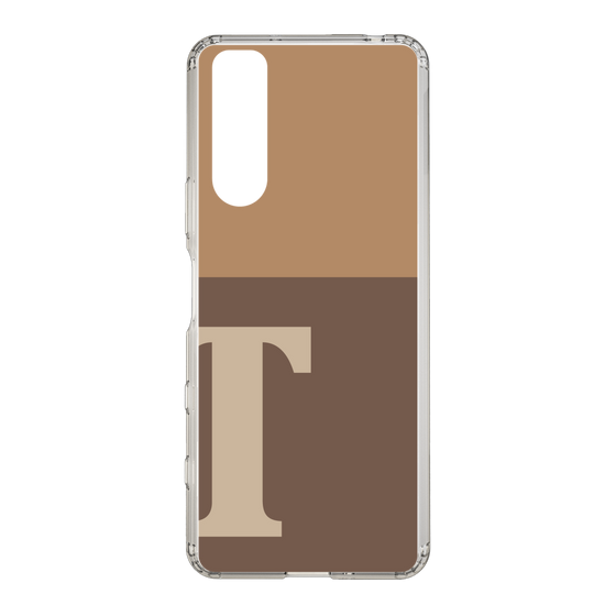Slim Protection Case［ Original - initial two tone - T brown ］