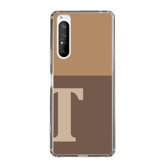 Slim Protection Case［ Original - initial two tone - T brown ］