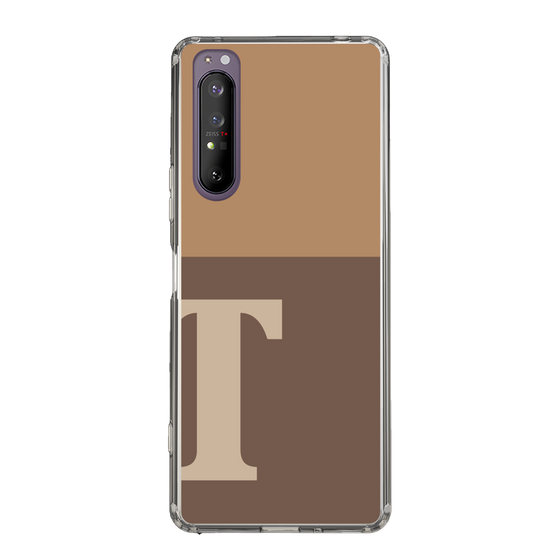 Slim Protection Case［ Original - initial two tone - T brown ］