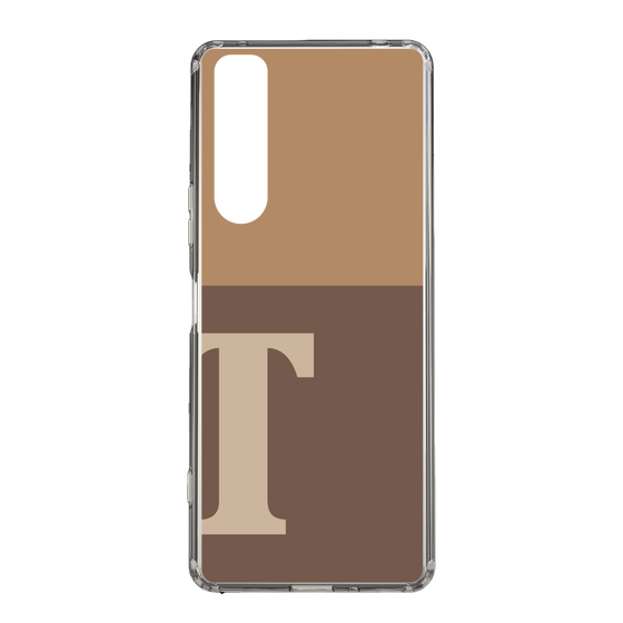 Slim Protection Case［ Original - initial two tone - T brown ］