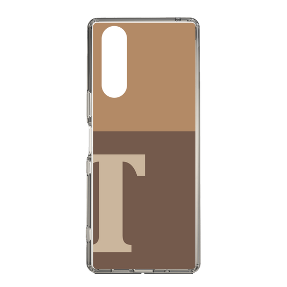 Slim Protection Case［ Original - initial two tone - T brown ］