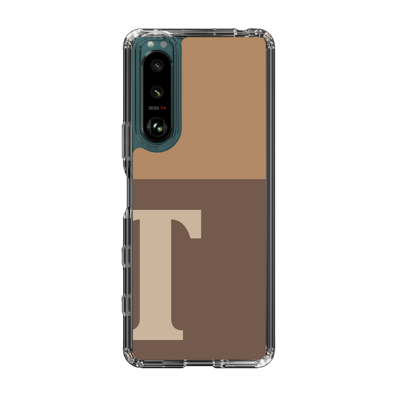 Slim Protection Case［ Original - initial two tone - T brown ］