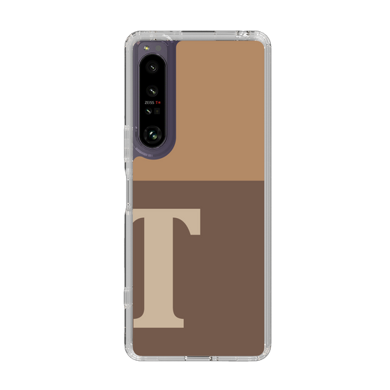 Slim Protection Case［ Original - initial two tone - T brown ］