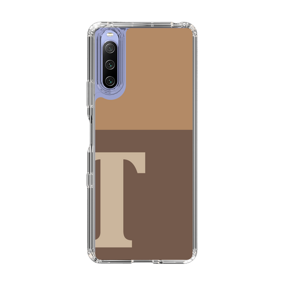 Slim Protection Case［ Original - initial two tone - T brown ］