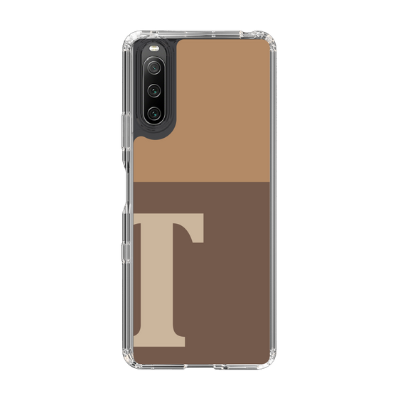 Slim Protection Case［ Original - initial two tone - T brown ］
