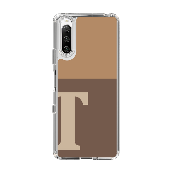Slim Protection Case［ Original - initial two tone - T brown ］
