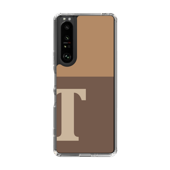 Slim Protection Case［ Original - initial two tone - T brown ］