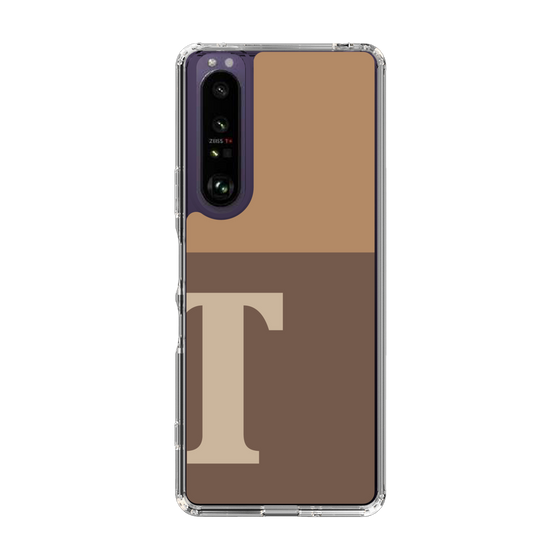 Slim Protection Case［ Original - initial two tone - T brown ］