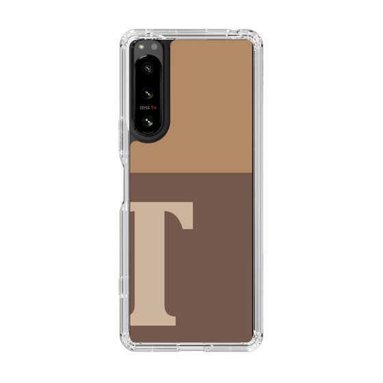 Slim Protection Case［ Original - initial two tone - T brown ］