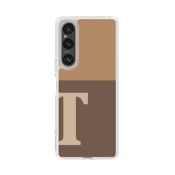 Slim Protection Case［ Original - initial two tone - T brown ］
