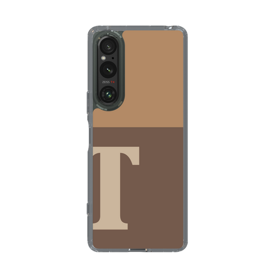 Slim Protection Case［ Original - initial two tone - T brown ］