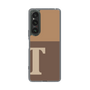 Slim Protection Case［ Original - initial two tone - T brown ］