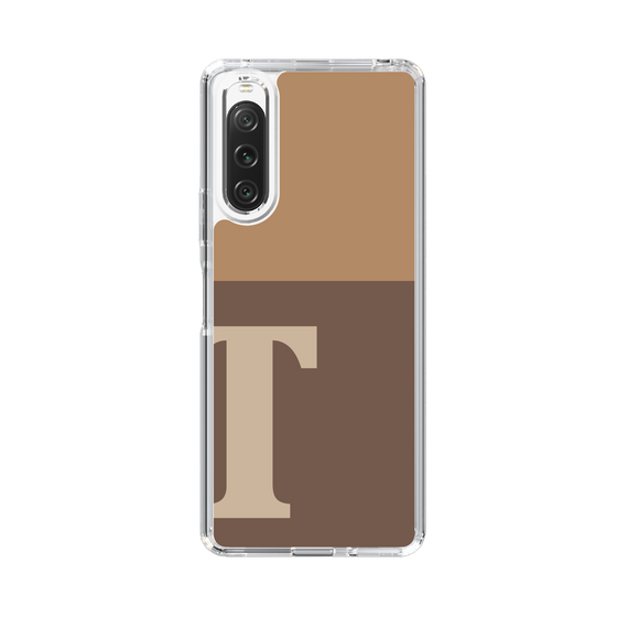 Slim Protection Case［ Original - initial two tone - T brown ］