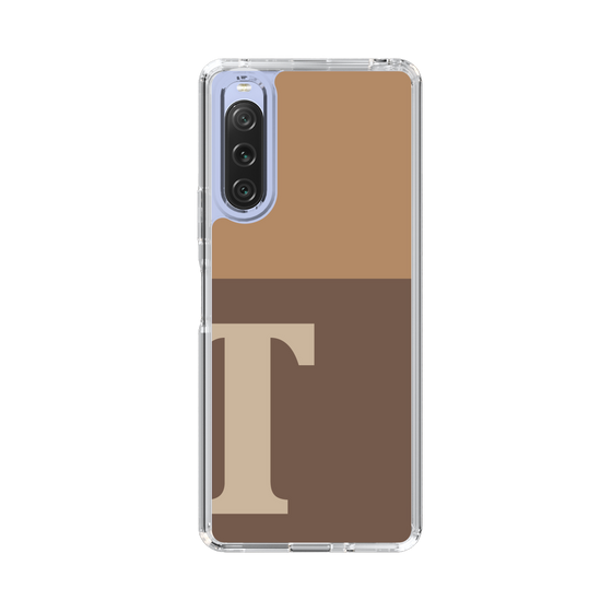 Slim Protection Case［ Original - initial two tone - T brown ］