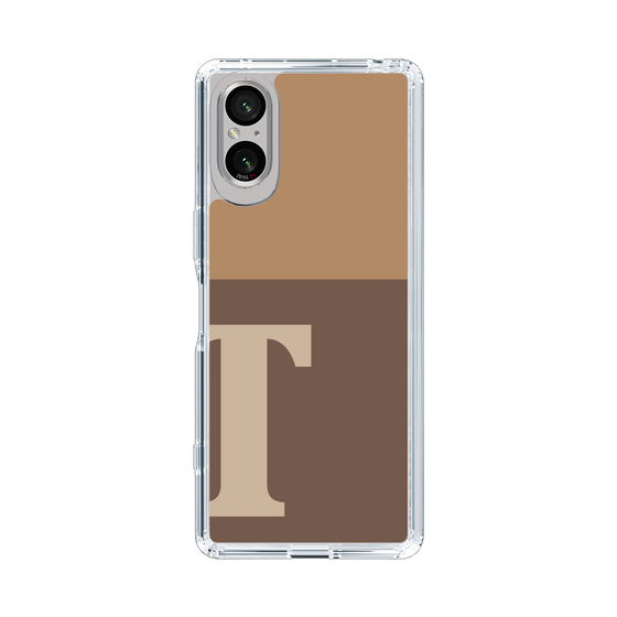 Slim Protection Case［ Original - initial two tone - T brown ］