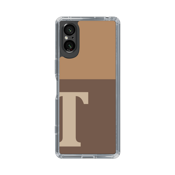 Slim Protection Case［ Original - initial two tone - T brown ］