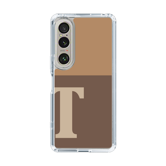 Slim Protection Case［ Original - initial two tone - T brown ］