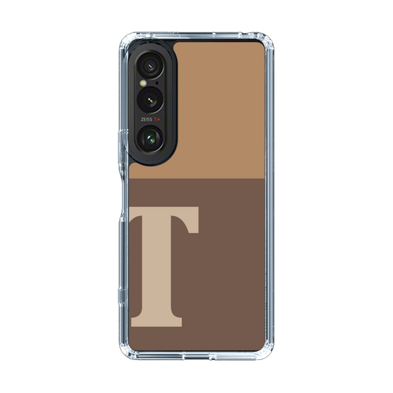 Slim Protection Case［ Original - initial two tone - T brown ］