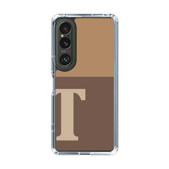 Slim Protection Case［ Original - initial two tone - T brown ］