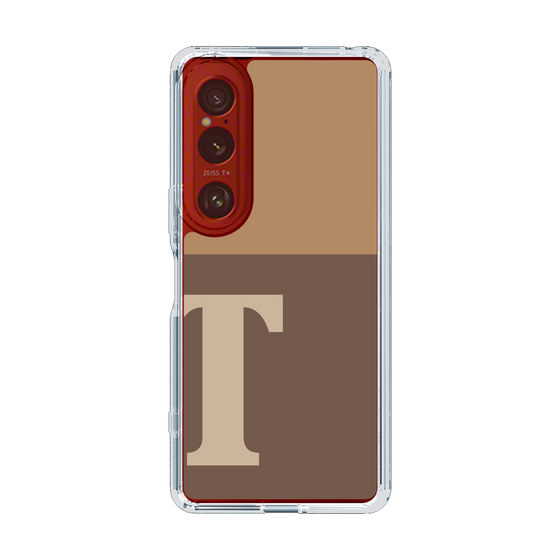 Slim Protection Case［ Original - initial two tone - T brown ］