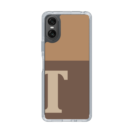 Slim Protection Case［ Original - initial two tone - T brown ］