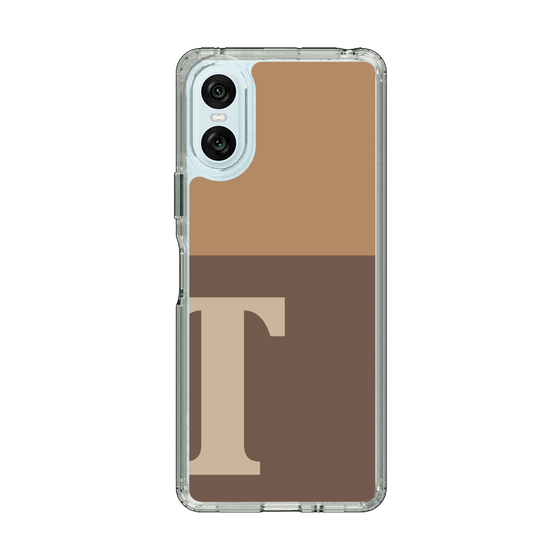Slim Protection Case［ Original - initial two tone - T brown ］