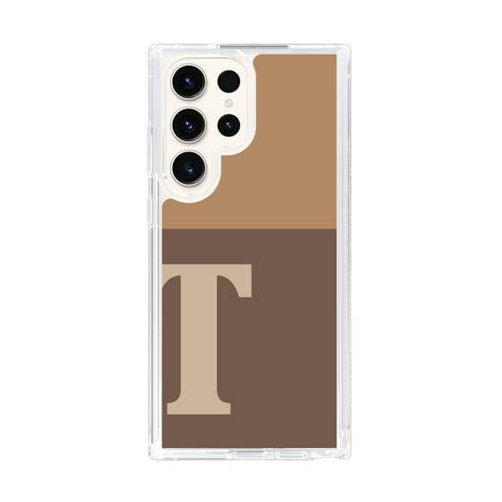 Slim Protection Case［ Original - initial two tone - T brown ］