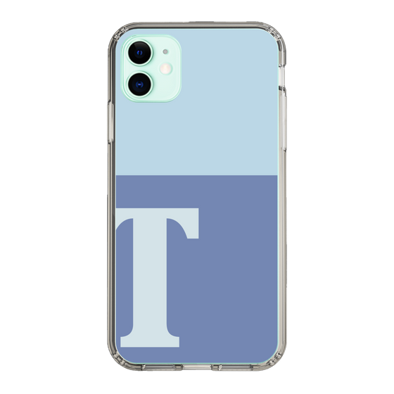 Slim Protection Case［ Original - initial two tone - T blue ］