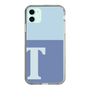 Slim Protection Case［ Original - initial two tone - T blue ］