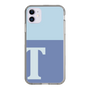 Slim Protection Case［ Original - initial two tone - T blue ］