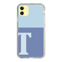Slim Protection Case［ Original - initial two tone - T blue ］