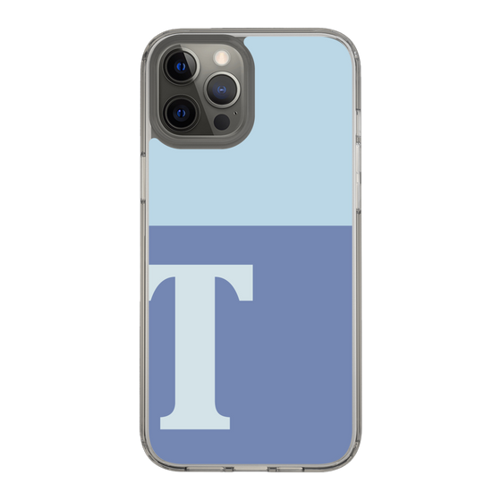 Slim Protection Case［ Original - initial two tone - T blue ］