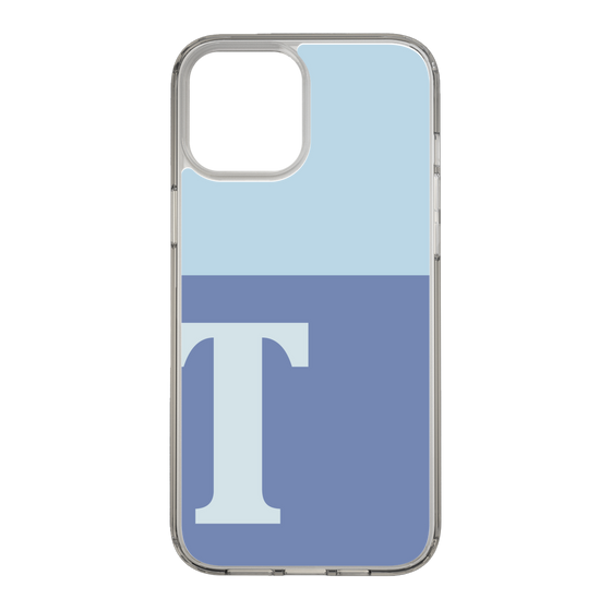 Slim Protection Case［ Original - initial two tone - T blue ］