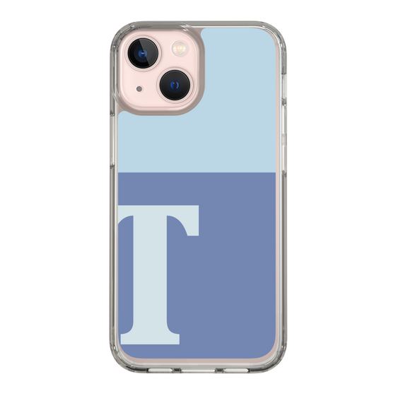 Slim Protection Case［ Original - initial two tone - T blue ］