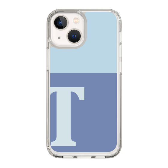 Slim Protection Case［ Original - initial two tone - T blue ］