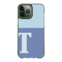 Slim Protection Case［ Original - initial two tone - T blue ］