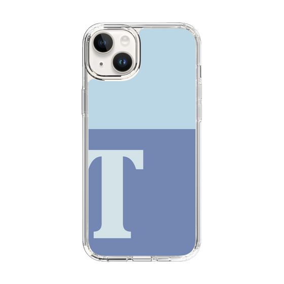 Slim Protection Case［ Original - initial two tone - T blue ］