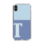 Slim Protection Case［ Original - initial two tone - T blue ］