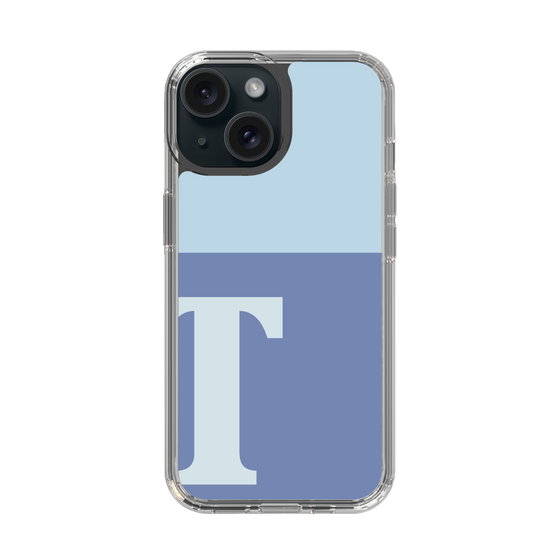 Slim Protection Case［ Original - initial two tone - T blue ］