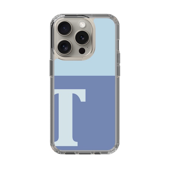 Slim Protection Case［ Original - initial two tone - T blue ］