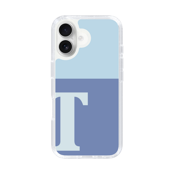 Slim Protection Case［ オリジナル - initial two tone - T blue ］